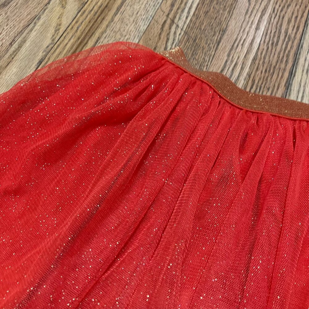 Last Chance! 🔥 DC Super Hero Girl Red Gold Skirt built in Shorts MUST BE BUNDLED - Picture 7 of 8